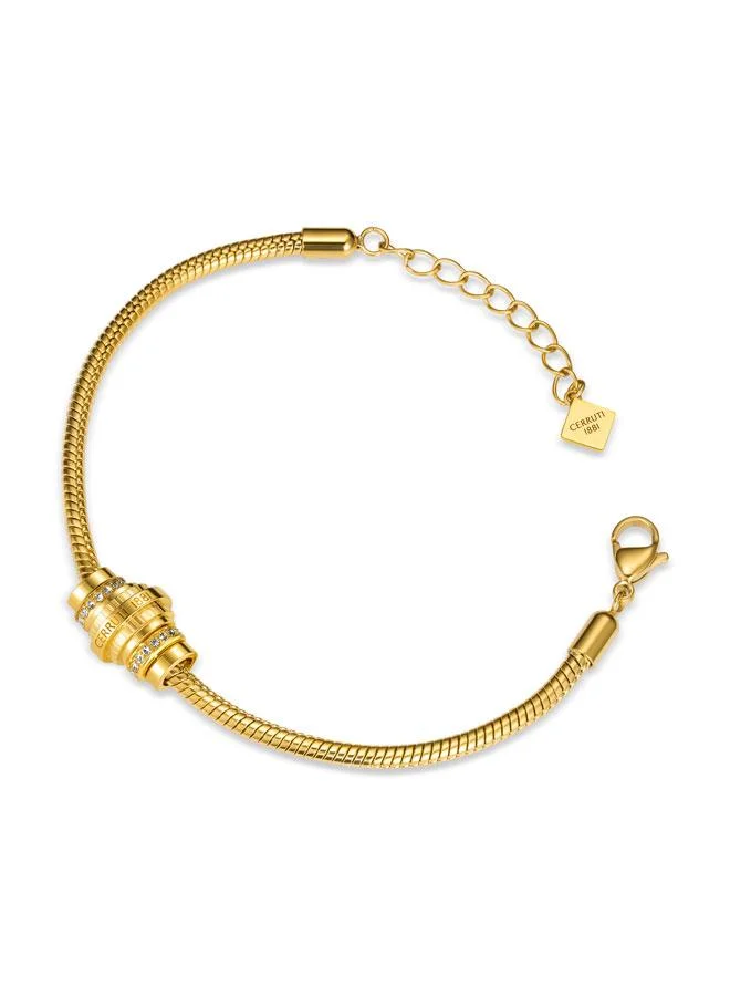 Tiziana Gold Plated Stainless Steel Snake Chain Bracelet for Women