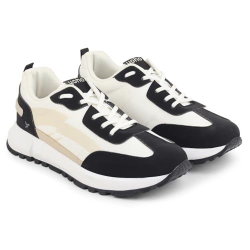 YOHO Low-Top Sneakers 1 for Women |Stylish Design | Lightweight Build | Breathable Comfort | Easy Slip-On | All-Day Support | Classic Black - UK 7 - Image 1