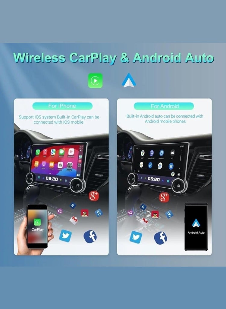 مستر سمارت نظام ستيريو سيارة Mr Smart Diamond ، أندرويد 13.0، نظام ملاحة GPS، كار بلاي لاسلكي وأندرويد أوتو، شاشة مقسمة - Image 3