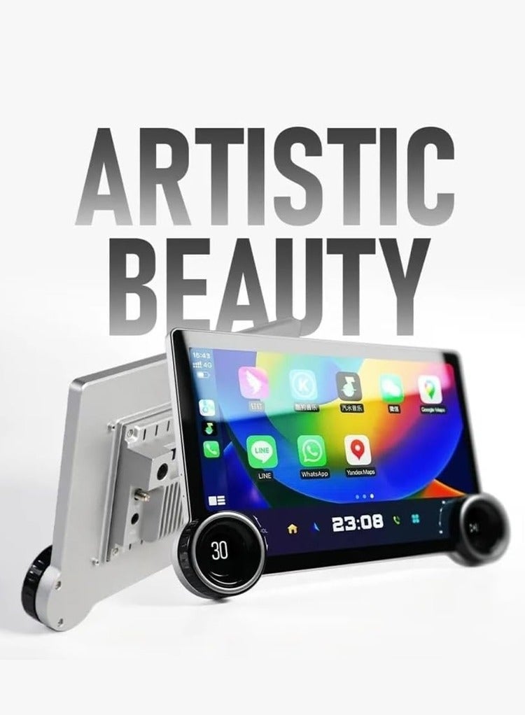 مستر سمارت نظام ستيريو سيارة Mr Smart Diamond ، أندرويد 13.0، نظام ملاحة GPS، كار بلاي لاسلكي وأندرويد أوتو، شاشة مقسمة - Image 4