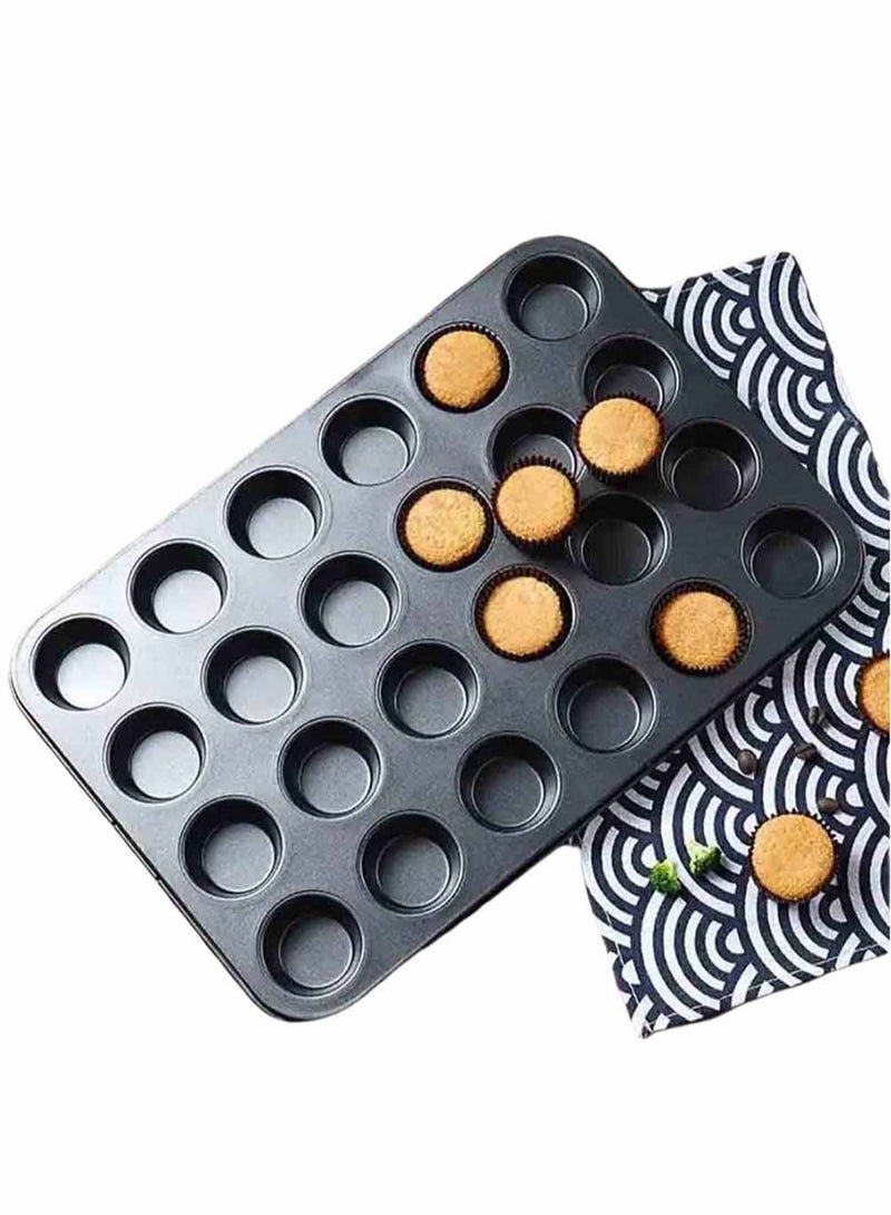 ZEPONOVA 24-Cup Mini Cake Mould Baking Mold Cake Pan Cake Maker, Bakeware Pan - Image 1