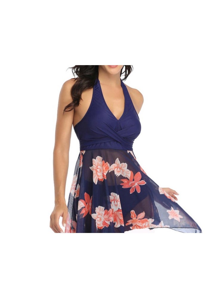 Joychic Summer Swimsuit Suit, Floral Skirt Swimsuit  - Image 1