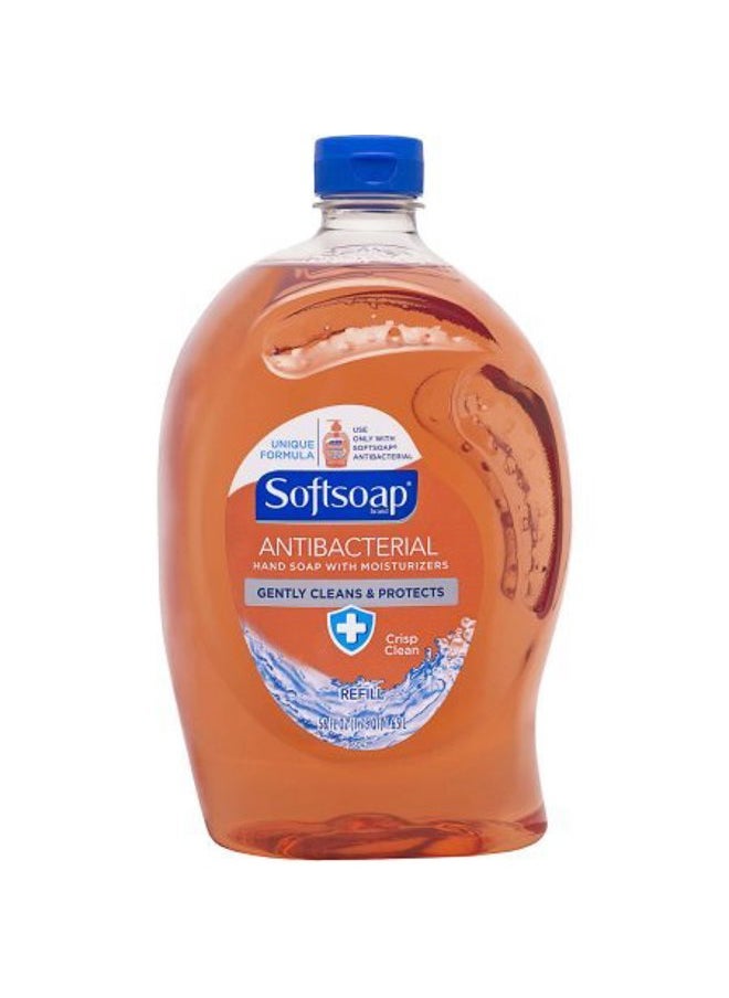 Softsoap Antibacterial Hand Soap with Moisturizers Refill, Crisp Clean 56 fl oz (2 PACK)  - Image 3