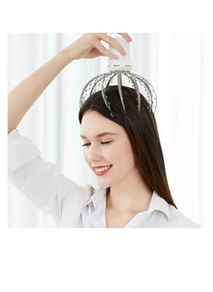 DIGI CORE Rechargeable Electric Head Scalp Massager Portable Handheld Head Massager Scratcher For Hair Growth Deep Relaxation Hair Stimulation Stress Relief Improve Blood Circulation  - Image 2