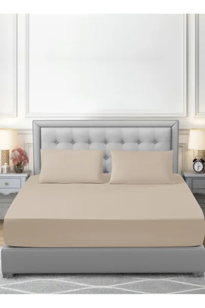 دوناتيلا طقم شرشف سرير 3 قطع مقاس مزدوج يناسب سرير 200×200 سم , مايكروفايبر ناعم , مقاوم للحساسية , مضاد للانكماش , يناسب جميع الفصول