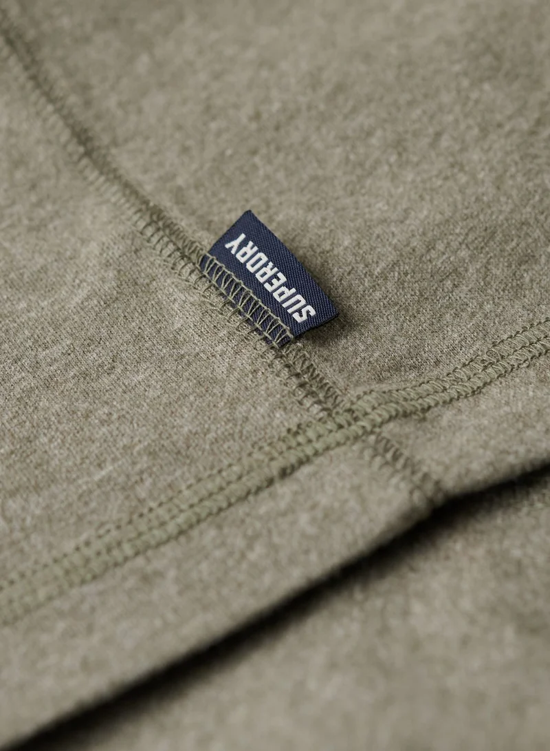 Superdry Logo Embroidered Henley T-Shirt