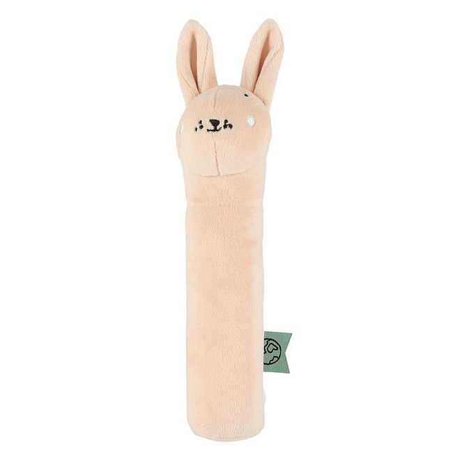 Trixie Mrs. Rabbit Squeaker, Compact, Easy To Hold, Super Soft, 10 Months+, 16cm - Pink - Image 1