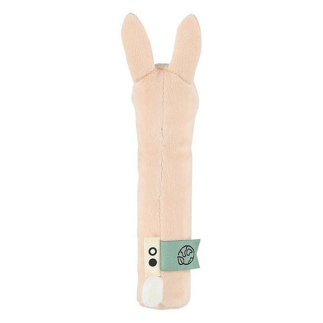 Trixie Mrs. Rabbit Squeaker, Compact, Easy To Hold, Super Soft, 10 Months+, 16cm - Pink - Image 2