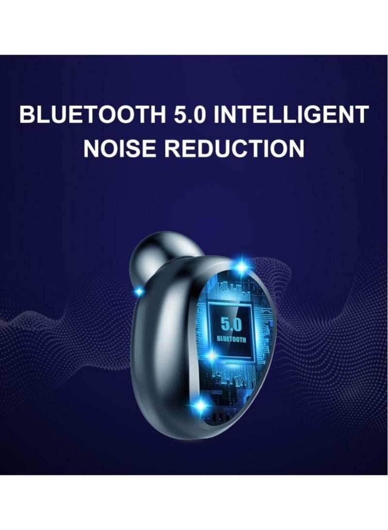 Wireless Bluetooth touch screen mini high- quality earplugs anti- sweat HD stereo sound universal - Image 2