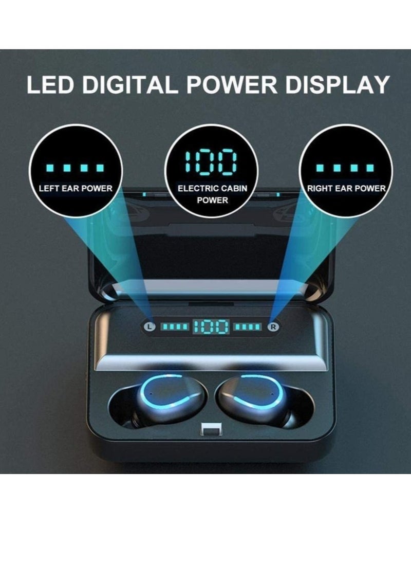 Wireless Bluetooth touch screen mini high- quality earplugs anti- sweat HD stereo sound universal - Image 3