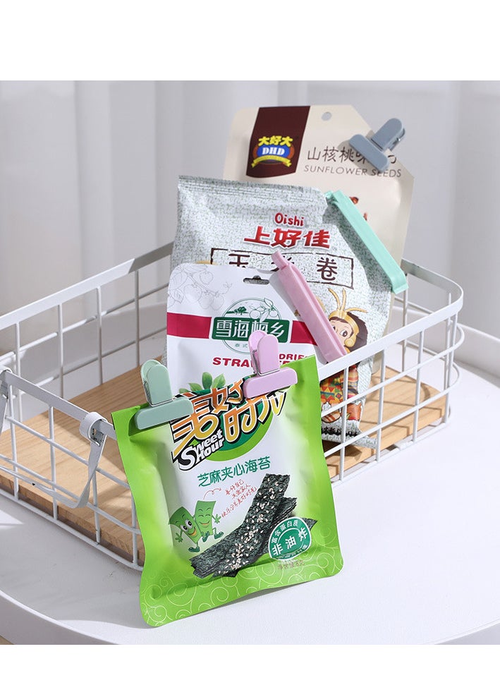 Generic - Sealing Clips, Food Sealing Clips Plastic Bag Sealing Clip Clamp Sealer for Kitchen, Snack Bag Clips, Crisp Packet Clip, Fresh Food Storage Clips Sealer, Colorful, 12 Pcs - Image 1