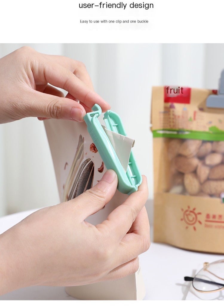 Generic - Sealing Clips, Food Sealing Clips Plastic Bag Sealing Clip Clamp Sealer for Kitchen, Snack Bag Clips, Crisp Packet Clip, Fresh Food Storage Clips Sealer, Colorful, 12 Pcs - Image 1