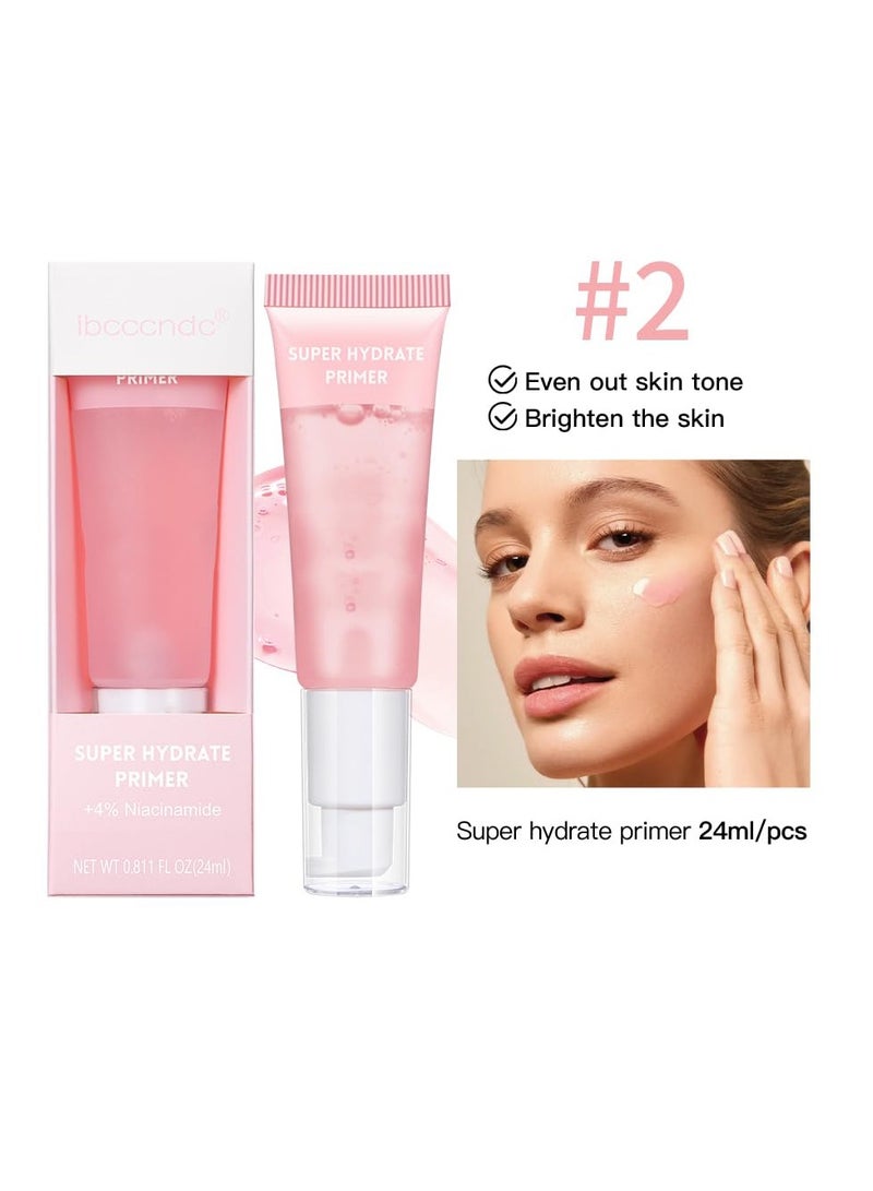 KASTWAVE 3Pcs Primer for Face Foundation, Hydrating Face Primer, Primer Face Makeup, Makeup Primer, Gel Long-Wear Primer Foundation Face Moisturizes Makeup for Smoothing Skin, Gripping Makeup - Image 3