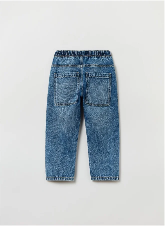 Ovs Comfort-fit denim joggers