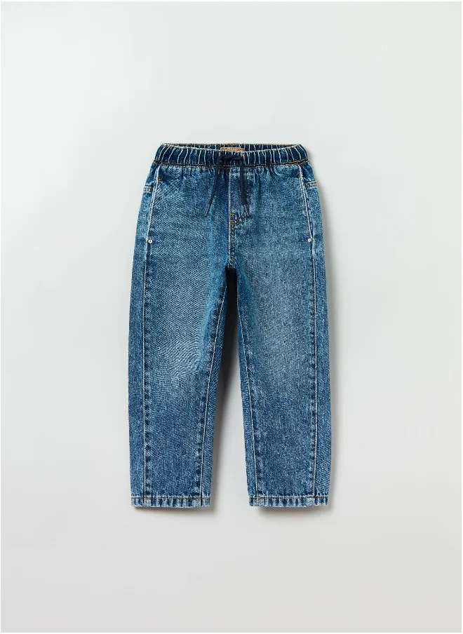 Ovs Comfort-fit denim joggers