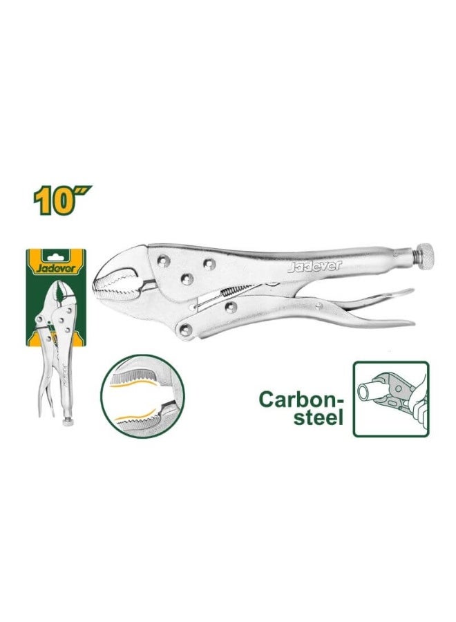 Jadever Jadaver 10-Inch Curved Jaw Locking Plier – Carbon Steel Vise Grip for Strong & Secure Hold - Image 1