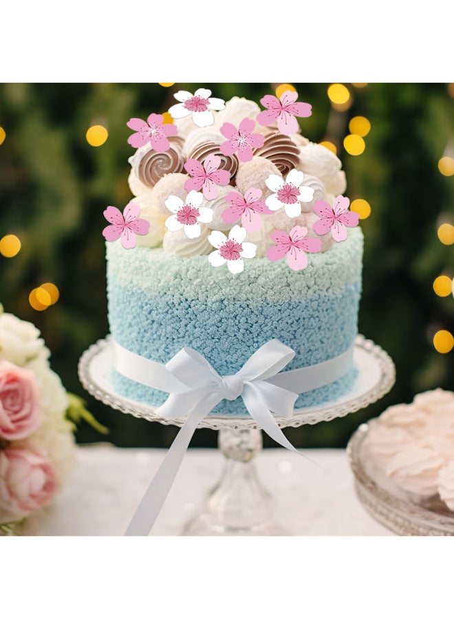 Sticky Rice Paper Cherry Blossom Shake Voice Internet Celebrous Wai Paper Baking Digital Cake Decoration Hotel Cold Plate-Color:Can Be Used With Edible Ink-Specifications:60 Pansy  - Image 5