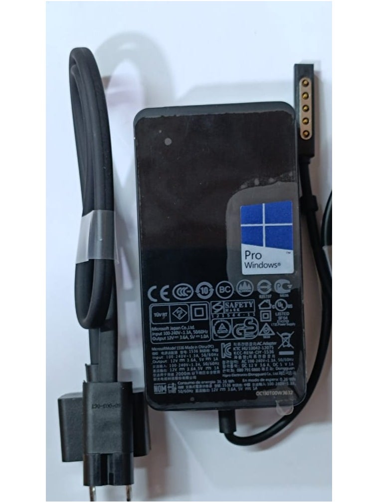 CSF AC ADAPTER 12V 3.6A 5V 1A FOR surface LAPTOP  - Image 1