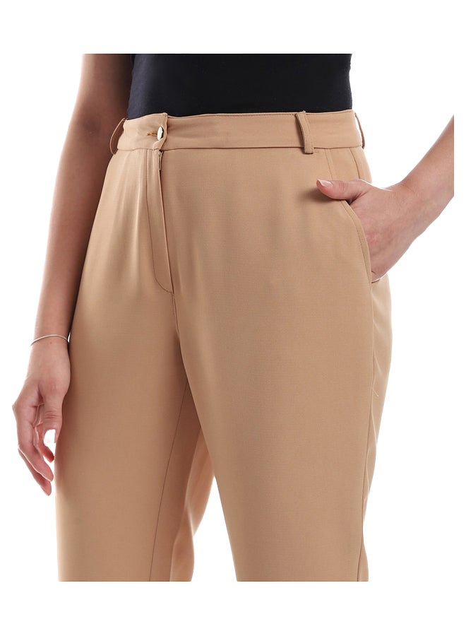 Esla Colored Tailored Ankle Trousers - Image 4