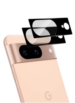CATANES 5 Packs For Google Pixel 8 TPU Case and 2 Screen Protectors and 2 Camera Lens Protectors Clear Anti-Yellowing Transparent Shockproof Protective Phone Case Scratch Resistant Reinforced Corners Cover  - Image 3