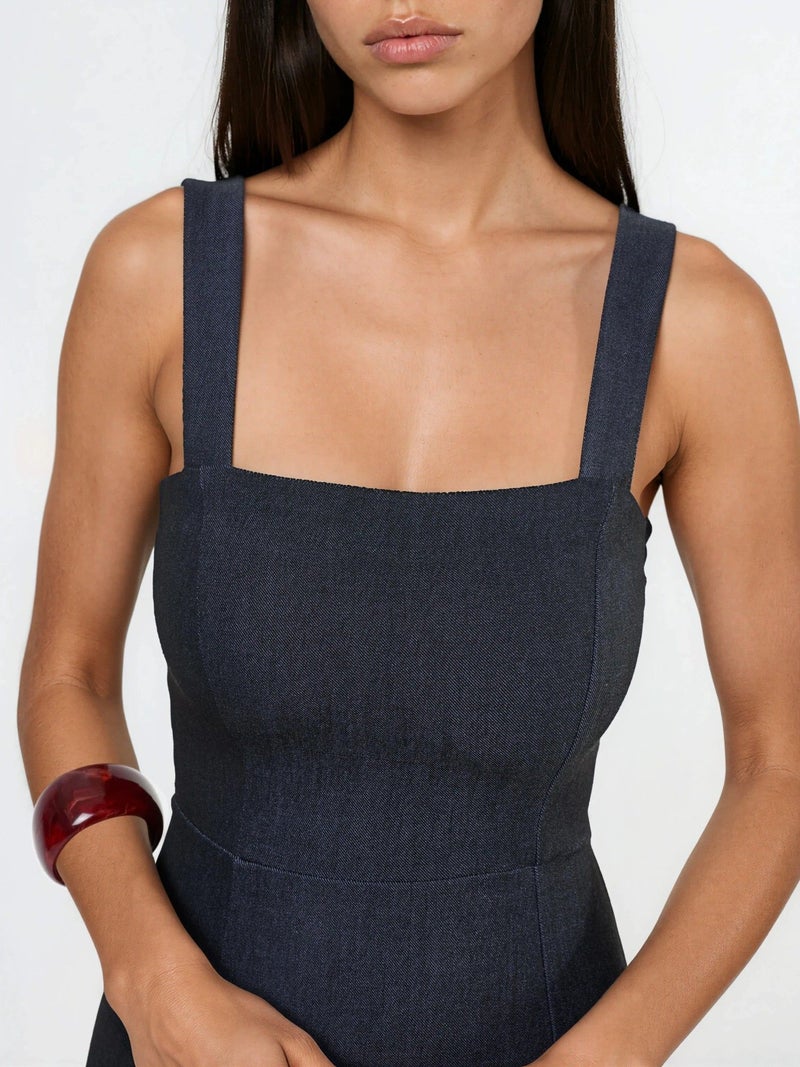 Qustyle QU STYLE Sleeveless A-Line Midi Dress - Image 5