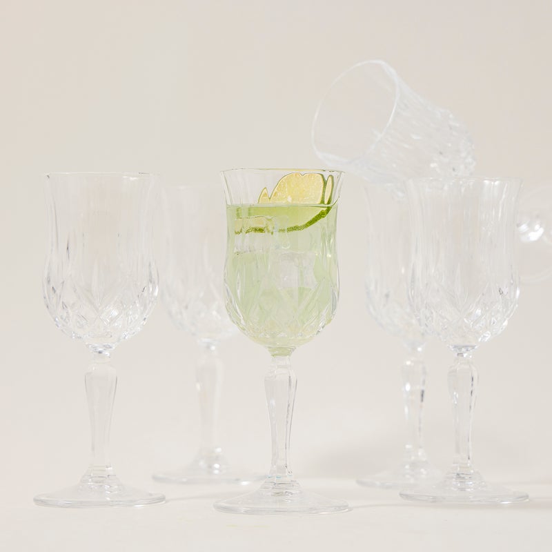 RCR transparent crystal goblets 6 pcs - Image 5