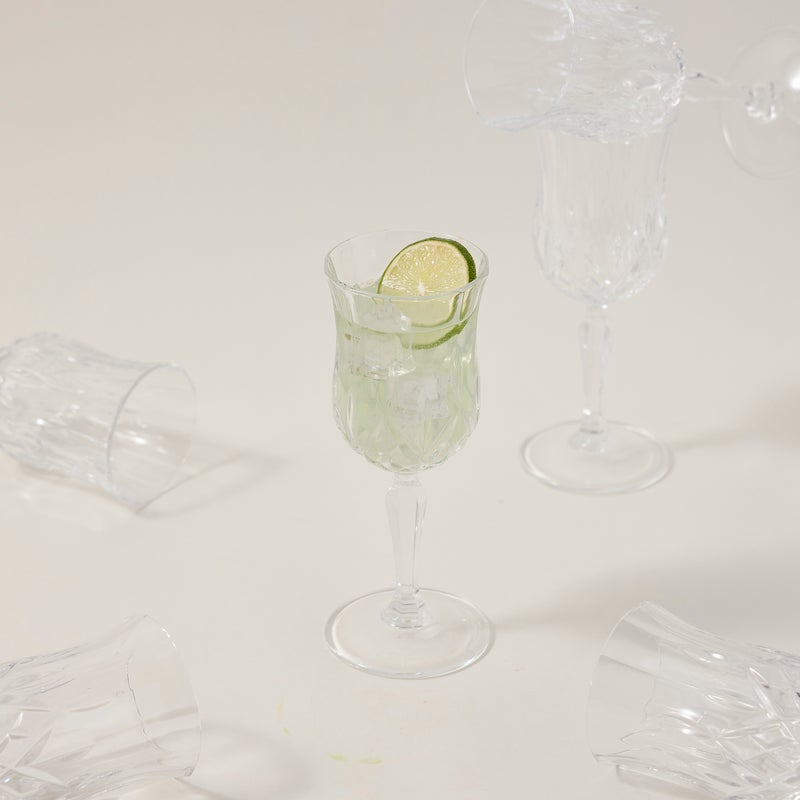 RCR transparent crystal goblets 6 pcs - Image 1