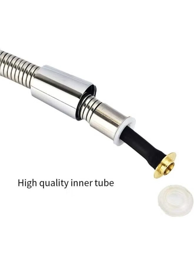 A ZONE Shattaf Pipe, Muslim Shower Hose Pipe For Toilet Handshower, Stainless Steel Flexible Explosion-Proof Encryption Hose (1 Meter)  - Image 2