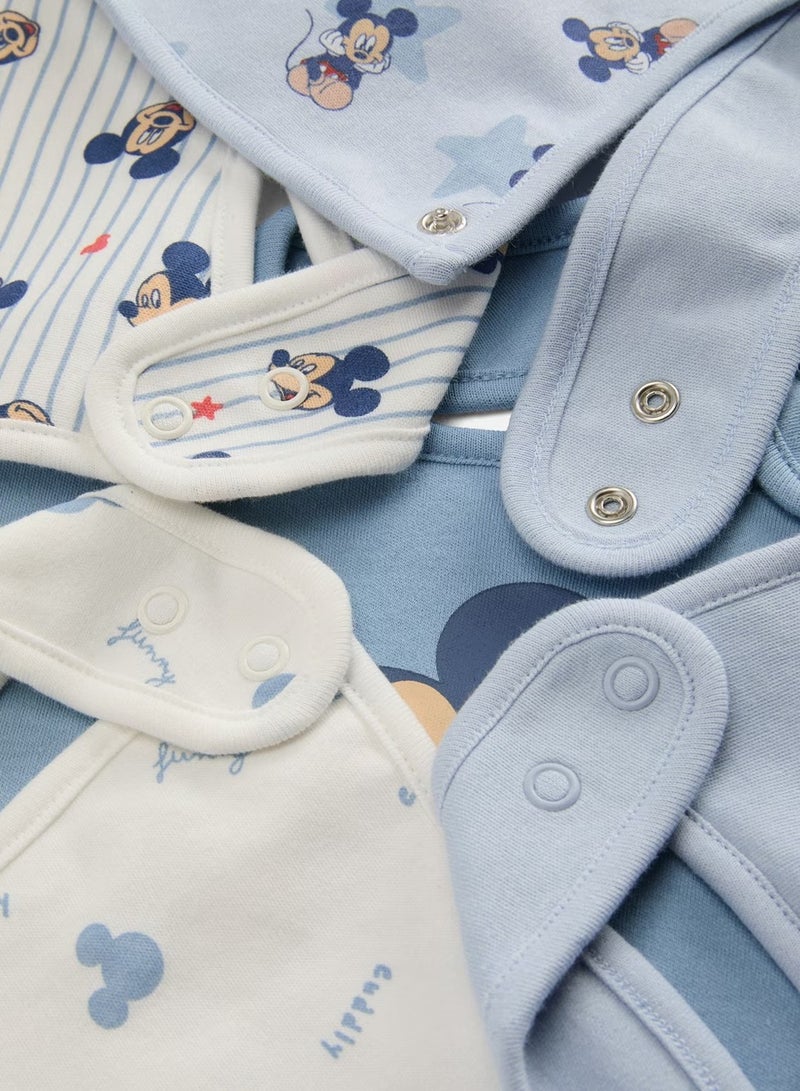 PRIMARK 5pk Disney’s Mickey Mouse Bibs - Image 3