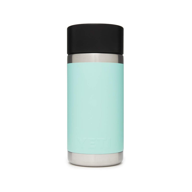 YETI Rambler 12 oz Bottle, Stainless Steel, Vacuum Insulated, with Hot Shot Cap, Seafoam - Image 2