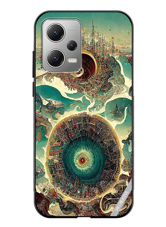 VR CREATIVE Protective Case Cover For Xiaomi Redmi Note 12 Surreal City Design Multicolour - Image 1