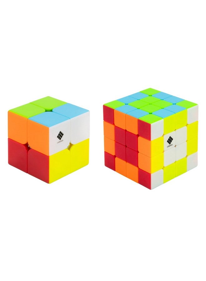 Cubelelo Drift 2x2 & 4x4 Cube Combo | High-Performance Magic Cube Set for Kids | Fun and Challenging Puzzle Toys for Skill Building & Cognitive Growth - Image 2