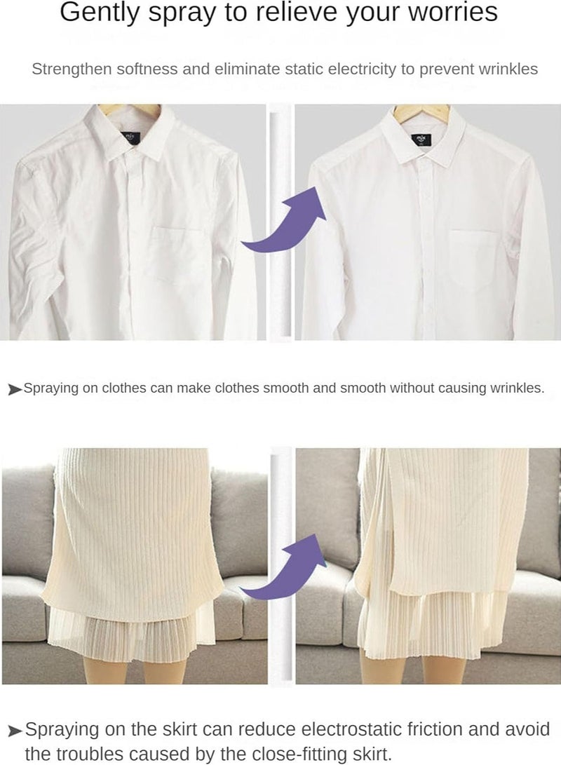 Antistatic Spray for Clothes, Anti-Wrinkle & Static Removal, Professional Protection and Softening for Garments 200g - Image 3