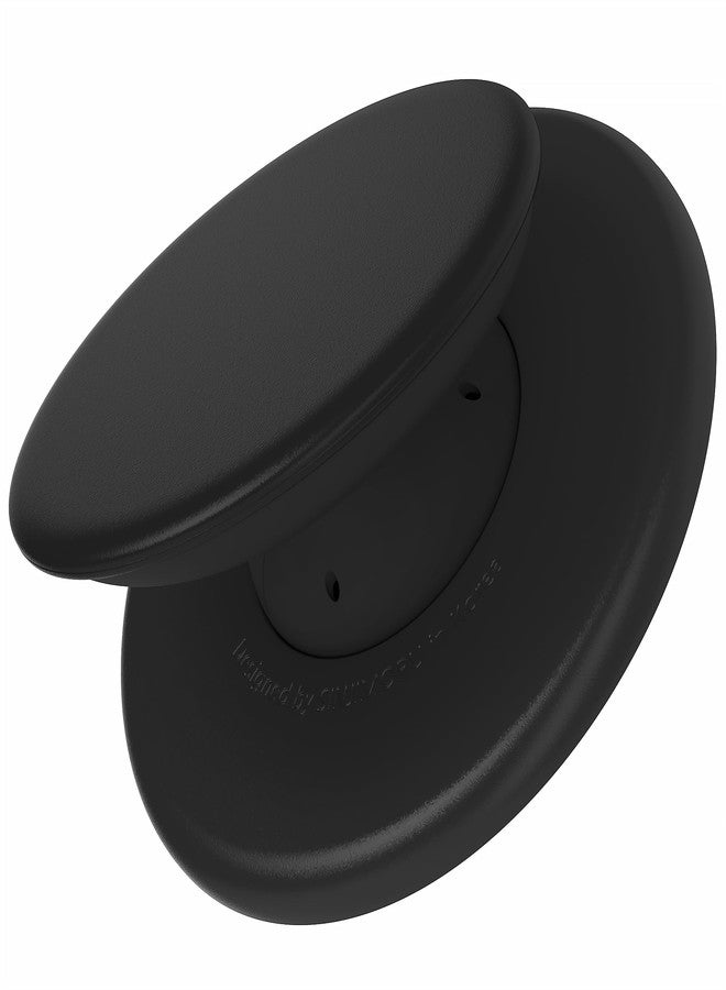 Sinjimoru for MagSafe Phone Grip, Soft Silicone Magnetic Finger Grip for iPhone 17/16/15/14/13, Comfortable One-Touch Holding, M-Tap Tok Black - Image 1