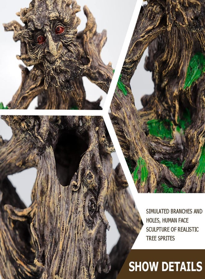 YOLUFER Aquarium Decorations Betta Fish Decorations Old Tree Man Resin Statue for Fish Tank Decoration - Image 3