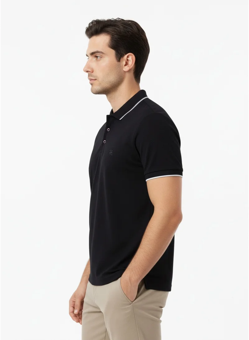 فرنش كونكشن Popcorn Tipped Polo Shirt