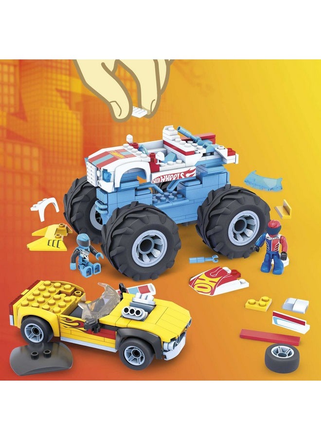 Mega Brands MEGA Hot Wheels Collectible Vehicle Building Toy Car Rodger Dodger, 2 Micro Action Figure Drivers and Deluxe Features, for Fans and Collectors  - Image 3