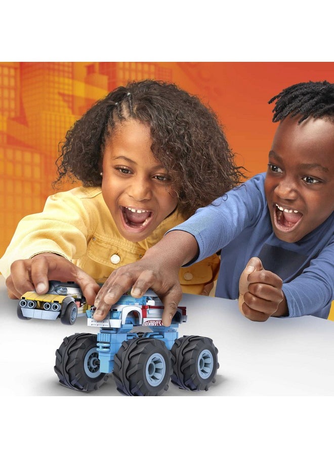 Mega Brands MEGA Hot Wheels Collectible Vehicle Building Toy Car Rodger Dodger, 2 Micro Action Figure Drivers and Deluxe Features, for Fans and Collectors  - Image 2