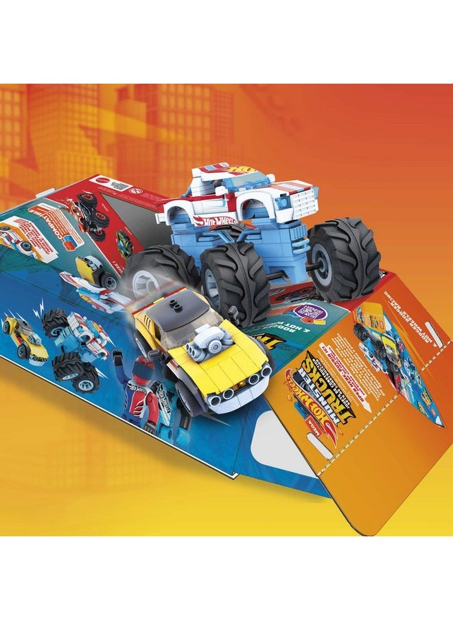 Mega Brands MEGA Hot Wheels Collectible Vehicle Building Toy Car Rodger Dodger, 2 Micro Action Figure Drivers and Deluxe Features, for Fans and Collectors  - Image 5