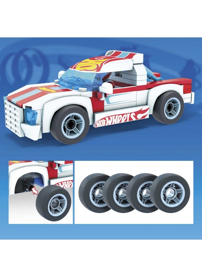 Mega Brands MEGA Hot Wheels Collectible Vehicle Building Toy Car Rodger Dodger, 2 Micro Action Figure Drivers and Deluxe Features, for Fans and Collectors  - Image 4