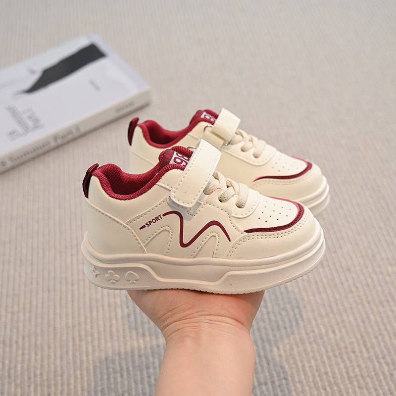 Children'S Sports Shoes Spring And Autum New Boys' Casual Sneakers Girls' Soft-Soled Toddler Shoes Baby White Shoes Flats - Image 5