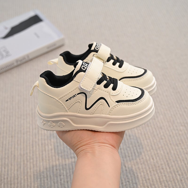 Children'S Sports Shoes Spring And Autum New Boys' Casual Sneakers Girls' Soft-Soled Toddler Shoes Baby White Shoes Flats - Image 4