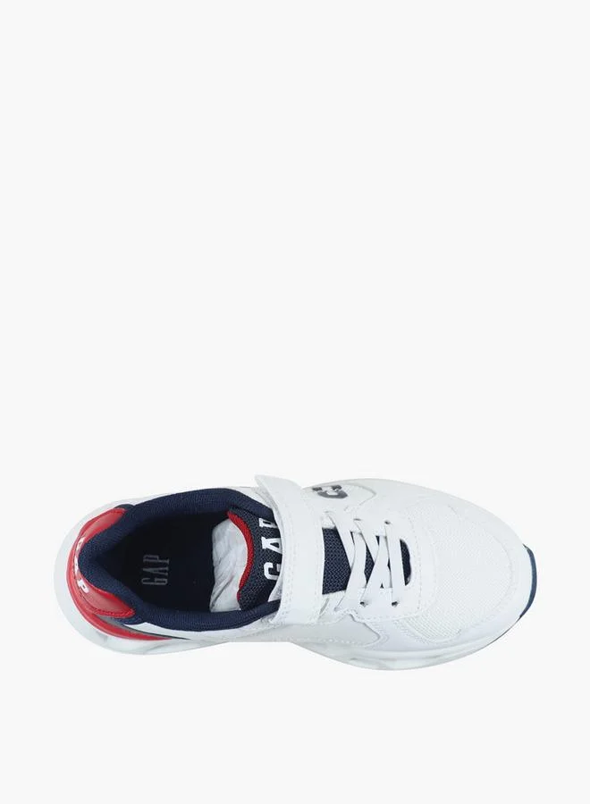 Gap WHITE Boys San Francisco Hook & Loop Ankle School Sneakers for Men | Best Price UAE