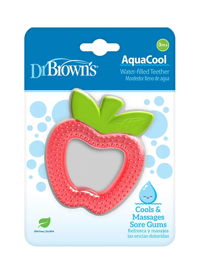 دكتور براونز لهاية مائية للتبريد للأطفال، تفاح، قطعة واحدة،  أشهر فما فوق