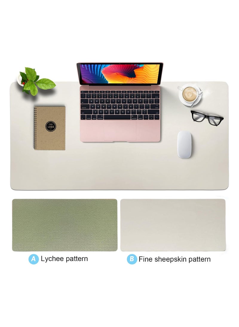 سكاي تاتش وسادة مكتب مزدوجة الجوانب مقاومة للماء مقاس 80 سم × 40 سم (أخضر/فضي) - Image 3