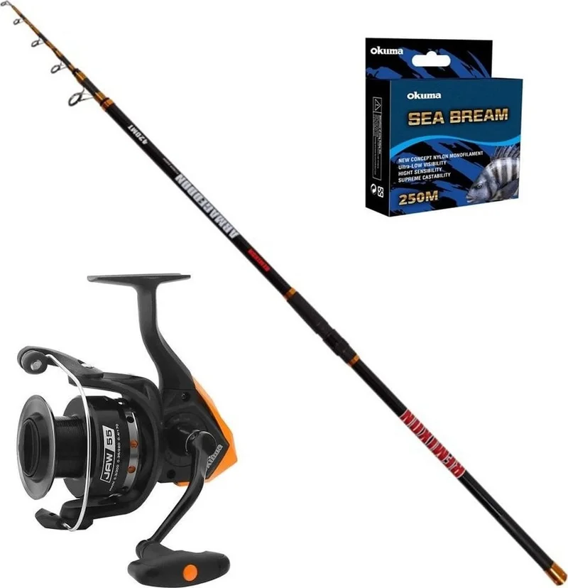 أوكوما Jaw 55 - Remixon Armageddon 420 cm Surf Fishing Rod Set