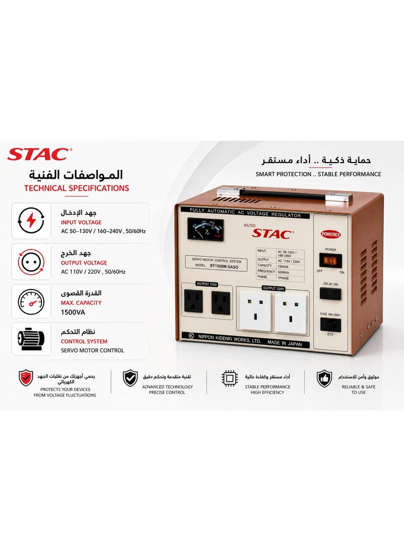 ستاك مثبت كهرباء ياباني 1500 واط - Image 3