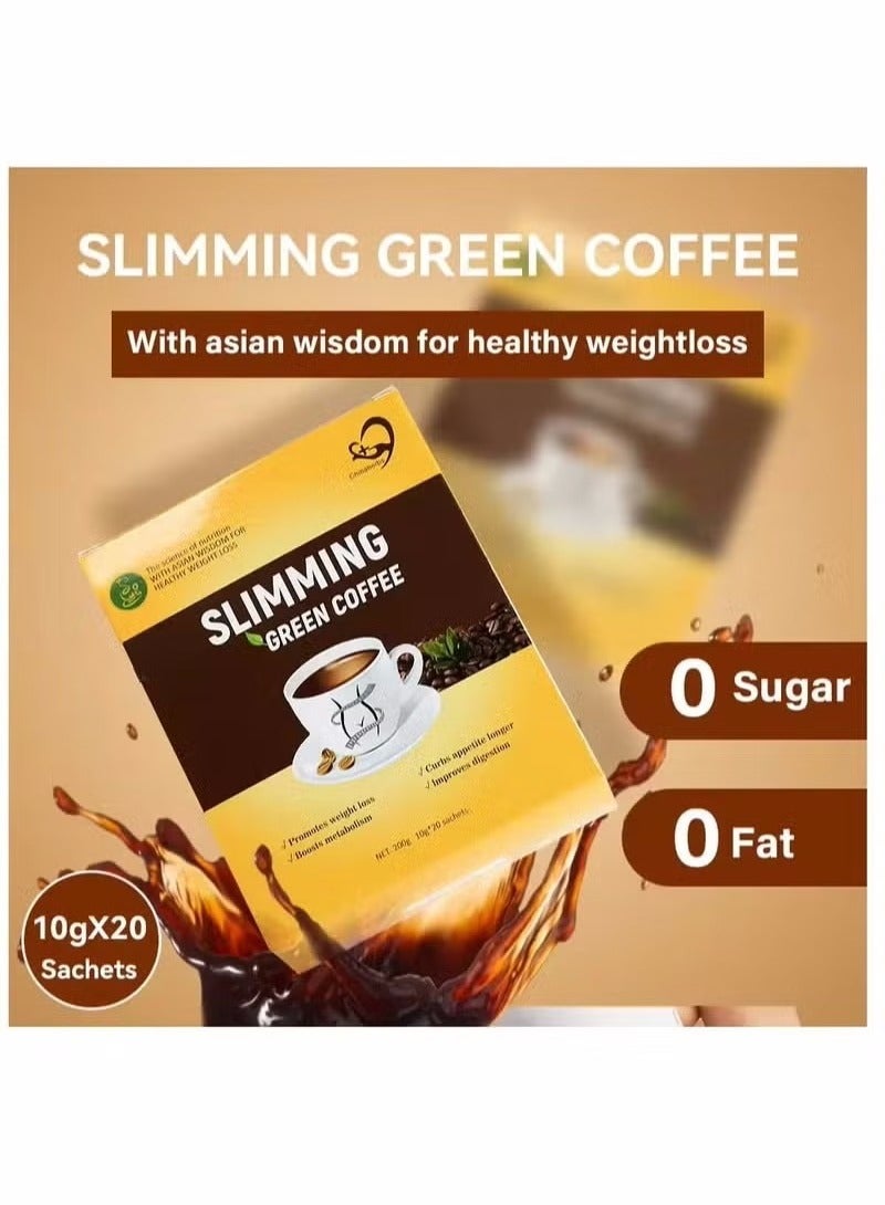 وينز تاون قهوة خضراء للتنحيف الفوري - نظام غذائي طبيعي لفقدان الوزن - 20 كيس - Image 3