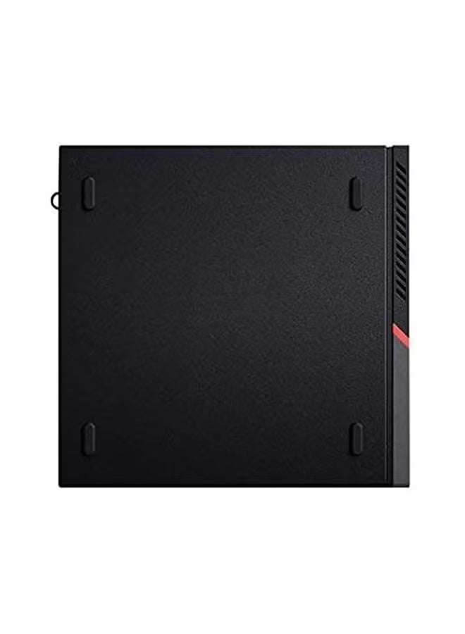 لينوفو جهاز كمبيوتر مكتبي صغير لينوفو ثينك سنتر M910Q، معالج إنتل كور i5 7500T من الجيل السابع رباعي النواة، ذاكرة وصول عشوائي 8 جيجابايت DDR4، قرص صلب SSD بسعة 256 جيجابايت، نظام تشغيل ويندوز 10 برو، لون أسود - Image 3