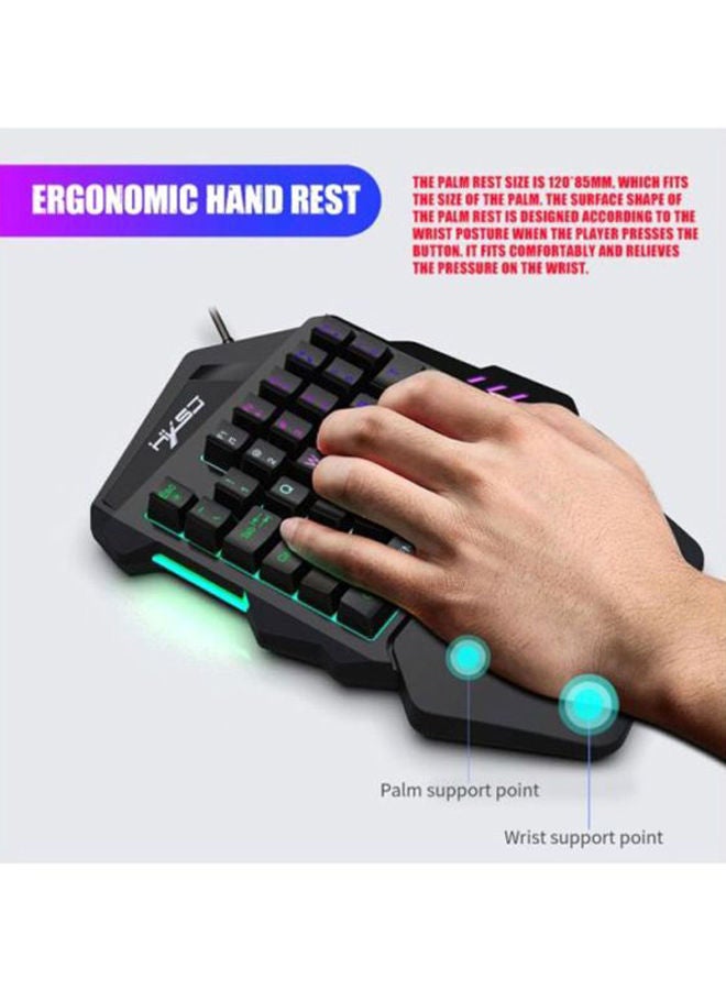 NIBEMINENT Single Hand Gaming Wired Keyboard  - Image 3